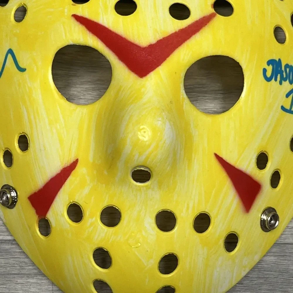 Jason Voorhees Mask Auto Autographed Sign Ari Lehman Horror Friday 13th JSA Cert